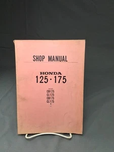 Original OEM Honda CB 125/175 Maintenance Shop Manual ~ 06/1970 - Picture 1 of 6