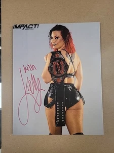 IMPACT Wrestling Knockout Killer Kelly Signed 8x10 Photo 1 Autograph - Picture 1 of 5