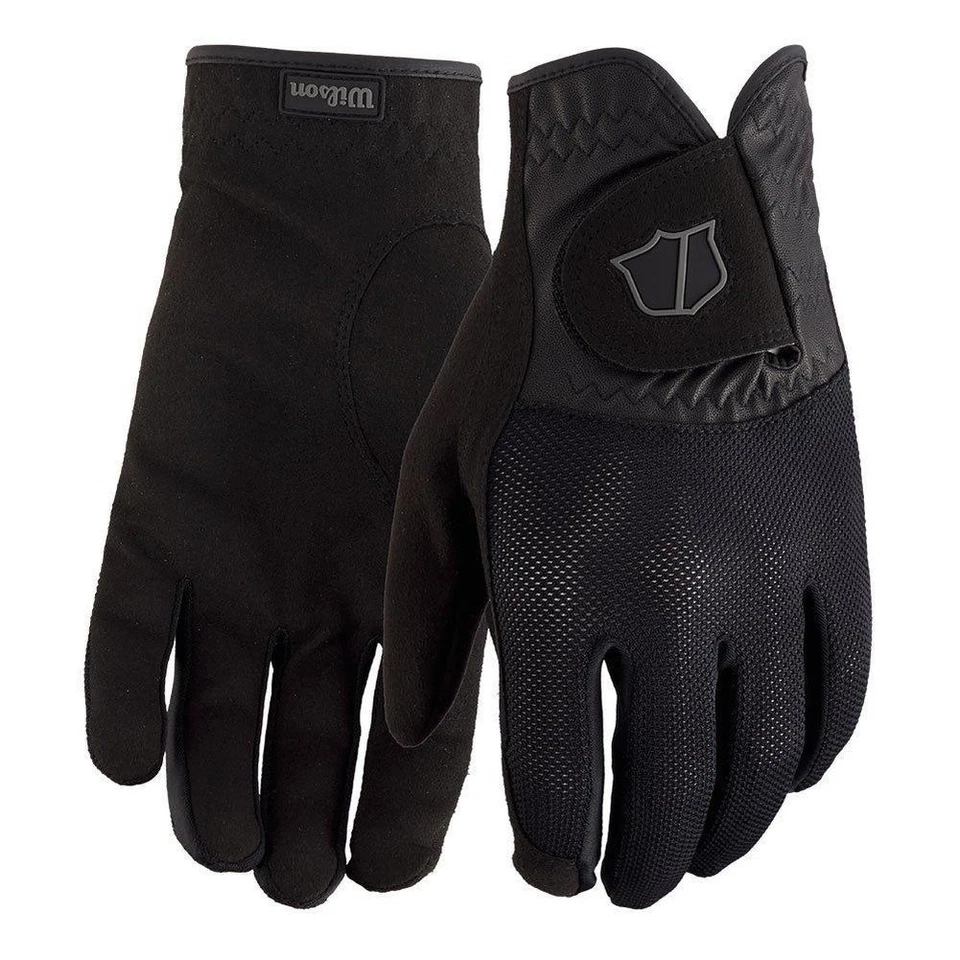 Guantes de golf de lluvia Wilson para hombre (par para hombre, negros) 2024 NUEVO Foto 1 de 1