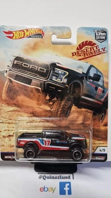 Hot Wheels Car Culture Desert Rally '17 Ford F-150 Raptor (NG52) - Immagine 1 di 4
