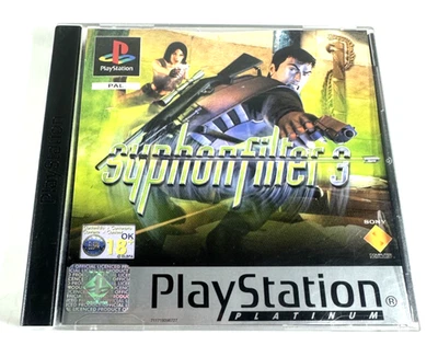 SYPHON FILTER 3 SONY PLAYSTATION PS1 PAL ITA COMPLETO - Immagine 1 di 4