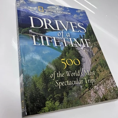 Large Coffee Table Book Drives Of A Lifetime National Geographic travel guide - Image 1 of 4
