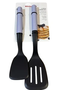 KitchenAid Lavendel 2 Stück Schlitzwender & Vollwender Werkzeug SET Neu - Bild 1 von 4