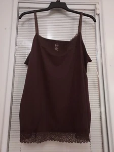 NWT CATO PLUS SIZE 26/28 🤎COFFEE BEAN ☕️ TANK - Picture 1 of 11