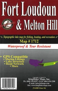 Mapa de pesca de Fort Loudon/Melton Hill-1712 - Imagen 1 de 1