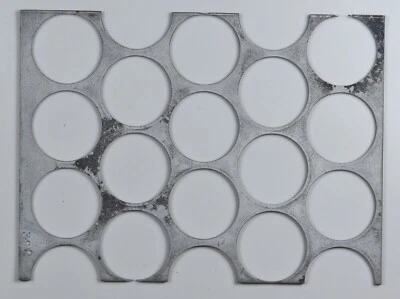 1943 Steel Cent Planchet Webbing 2.5in x 4in - Image 1 of 2