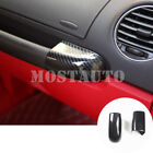For VW Beetle ABS Carbon Style Dashboard Grab Handle Edge Cover Trim 1998-2010