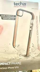 Tech21 Impact Band iPhone 5C - Clear/Orange - Picture 1 of 1