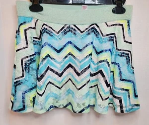 Justice Girls Neon Chevron Skirt L@@k - Picture 1 of 6