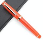JINHAO 82 Fountain Pen with Gold Clip F Nib 0.5mm Transparent Orange