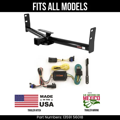 Enganche de remolque Saturn Vue 02-07 + kit de arnés de cableado de 4 vías para todos los modelos Curt Foto 1 de 4