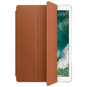 Genuine Apple iPad Pro 12.9" (1st & 2nd Gen) Leather Smart Cover - Saddle Brown - Picture 1 of 8
