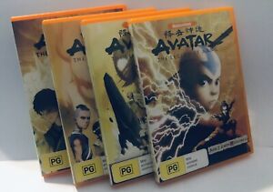 Avatar The Legend Of Aang Earth DVD Volume 1 2 3 4 Anime 🍿 Series PG Region 4