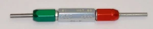 .1227 ~ .1236 ~ Medidor de sujetador de enchufe liso clase X ~ Go No-Go ~ Ref .125 1/8 Lincoln - Imagen 1 de 1