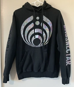 BASSNECTAR HOODIE SWEATSHIRT   Adult SMALL   Graphics   Black   Reflective   EUC - Picture 1 of 12