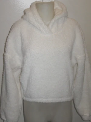 NUEVO CON ETIQUETAS JERSEY CON CAPUCHA GILLY HICKS SNOW BUNNY BLANCO Talla S Foto 1 de 4
