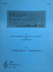 IMAGES FROM MT. TAHOMA (Solo bassoon or cello or B-flat clarinet & Flute Choir - Picture 1 of 2