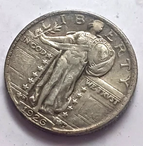 1926 D STANDING LIBERTY QUARTER,  VERY  SCARCE XTRA FINE, - Picture 1 of 2