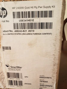 HP 499243-B21 2400W High Efficiency Hot-Plug Power Supply Kit - Picture 1 of 3