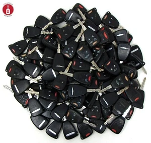 Mixed Lot x100 OEM Chrysler Dodge & Jeep Brand Head Key Remote Combos Used Bulk - Picture 1 of 1