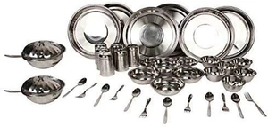 Stainless Steel Dinnerware Set 40 Pieces - Picture 1 of 12