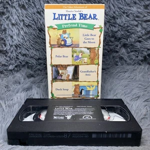 Maurice Sendak’s Little Bear Pretend Time VHS 2002 Video Nick Jr Nickelodeon - Picture 1 of 8
