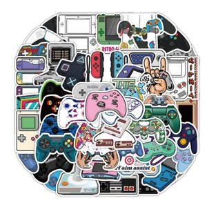 Mix 10/50 Konsolen-Controller PS NS Gameboy XBOX Sony Nintendo Gepäck Aufkleber