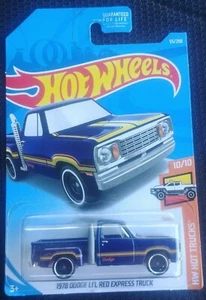 Pur Hot Wheels HW Hot Trucks Diecast 1978 Dodge Li'l Red Express 10/10 55/250  - Picture 1 of 4