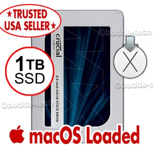 Macbook Pro Hard Drive Yosemite 10.10 OS 1TB SSD 2.5" 2008 2009 2010 A1278 A1286 - Picture 1 of 9