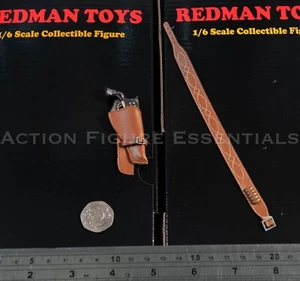 Redman The Good Pistol Belt Holster scala 1/6 cowboy western figure sfuse parti - Foto 1 di 6
