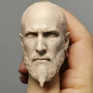 Blank 1/6 Scale The Ancient Barbarian Vikings Head Sculpt Unpainted Fit 12" Body - Picture 1 of 4