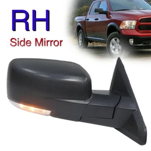 Right/Passenger Side For 2013-2018 Ram 1500 Power Fold+Heated+LED Signal Mirror - Picture 1 of 12