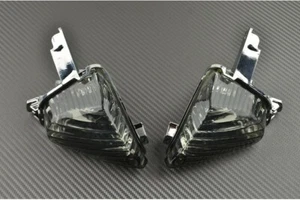 Pair of Black Smoke LED Rear Turn Signals SUZUKI GSX-R 750 GSXR WVCW 2008-2010 - Picture 1 of 4