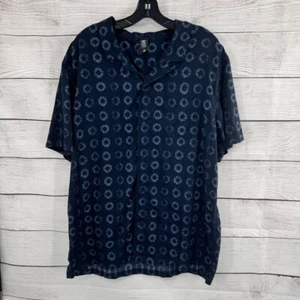 Mountain Hard Wear Freizeithemd blau geometrisches Muster Button Down XL - Bild 1 von 8