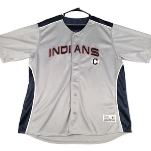 Dynasty MLB Cleveland Indians Jersey Men's XXL Embroidered - Picture 1 of 10