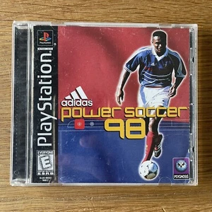 RARE - ADIDAS POWER SOCCER 98 PlayStation PS1 Complete CIB Reg Card Psygnosis - Picture 1 of 4