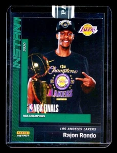 2019-20 PANINI INSTANT #17 RAJON RONDO GREEN LAKERS NBA CHAMPS RARE SSP #3/10! - Picture 1 of 2