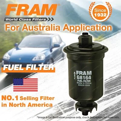 Fram Fuel Filter for Mitsubishi Lancer CA CB CD CE GSR 1.5 1.6 1.8 2.0L Ref Z441 - image 1 of 2