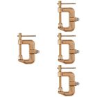 4pcs Copper Grounding Clamp Grounding Clip Clamps Heavy Duty Welder Ground Clamp