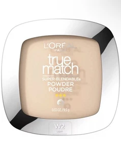 LOREAL True Match Super-Blendable Powder W2 Light  SQUARE - Picture 1 of 3