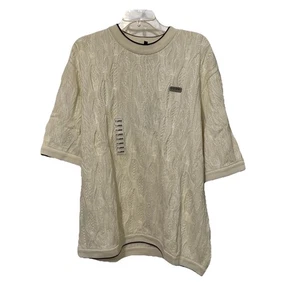 Coogi Australia Basics Vintage Cream Knit Sweater Mens Size XL NEW Old Stock - Bild 1 von 14