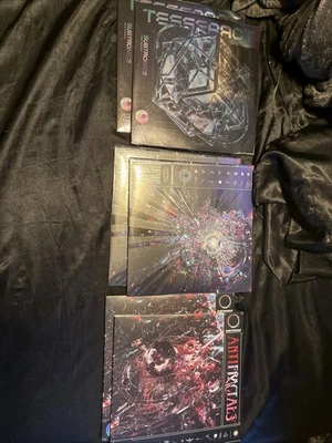 Subtronics TESSERACT/FRACTALS/ANTIFRACTALS Double Gatefold Vinyl Bundle In Hand - Image 1 of 4