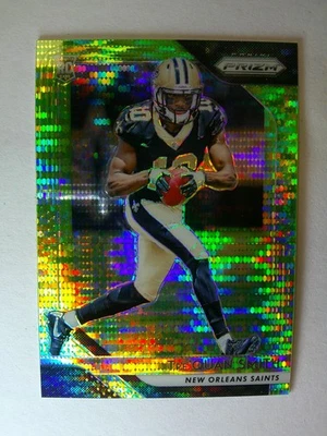2018 Panini Prizm - Rookie Autographs Tre'Quan Smith #RA-TQS Green Pulsar Prizm - Image 1 of 2