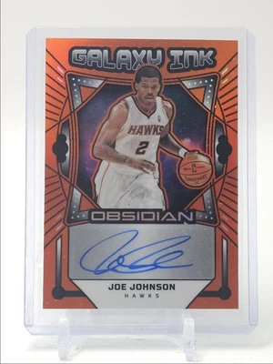 JOE JOHNSON 2024-25 OBSIDIANA GALAXY TINTA NARANJA GRABADO AUTOMÁTICO/99 Q3882 Foto 1 de 2