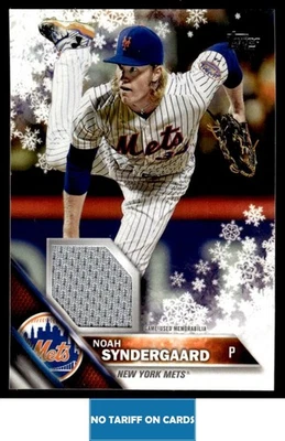 2016 Topps Holiday Baseball Relics Noah Syndergaard New York Mets #R-NS - Image 1 of 2