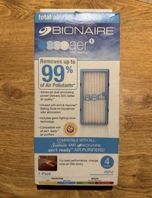 New Sealed Bionaire AER1 Total Air Hepa Type Filter HAPF30AT - Image 1 of 4