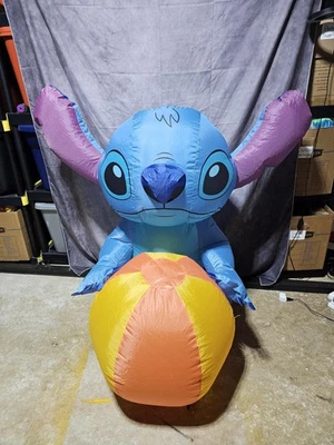 Disney Stitch Remote Control Inflatable Toy RC 4ft Tall Auto Inflates 2.4GHz - Image 1 of 4