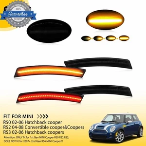 6PCS Full LED Side Marker Indicator Light For 2002-2008 Mini Cooper R50 R52 R53 - Picture 1 of 19