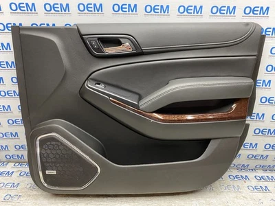 15 16 17 18 GMC YUKON pasajero/lado derecho panel puerta delantera moldura BOSE negro OEM Foto 1 de 4