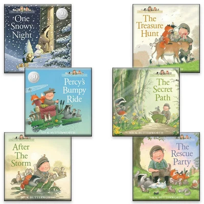 Percy the Park Keeper 6 Books Set Collection by Nick Butterwo | Nick Butterworth - Image 1 of 2